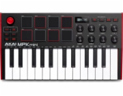 AKAI MPK Mini MK3 Control keyboard Pad controller MIDI USB Black Red