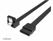 AKASA kabel SATA3, pravoúhlý, 100 cm