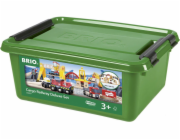 BRIO World Cargo Set Deluxe, železnice