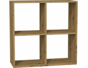 Knihovna do obývacího pokoje Topeshop MALAX 2X2 ARTISAN
