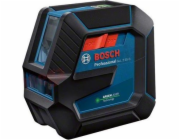 Čárový laser Bosch GLL 2-15 G Professional, s držákem, křížový čárový laser