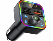 Bluetooth 5.1 + Qc3.0 RBG FM vysílač