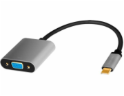 LogiLink USB adaptér LogiLink USB-C na VGA adaptér, 1080p, hliník 0,15m