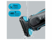 Braun Series 5 51-M1200s Planžetový holicí strojek Zastřihovač Černá, Modrá