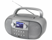 Soundmaster SCD7600TI/ DAB+/ Internet Wi-Fi rádio/ BT/ CD/ MP3/ LCD/ RDS/ USB/ AUX IN/ Stříbrný