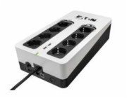 EATON UPS 3S 850 D, Off-line, Tower, 850VA/510W, výstup 8x DIN (Schuko), USB, bez ventilátoru