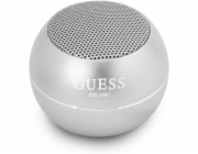 Mini Bluetooth reproduktor Guess 3W 4H stříbrný