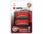 AgfaPhoto zinková baterie 1.5V, R20/D, 2ks 