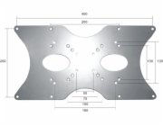 Neomounts FPMA-VESA400 - Upevňovací komponent (deska adaptéru VESA) - pro Displej LCD - stříbrná - velikost obrazovky: 22"-52"