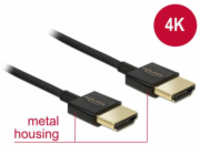 Delock Premium - Kabel HDMI s ethernetem - HDMI s piny (male) do HDMI s piny (male) - 0.5 m - podporuje 4K