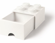 Room Copenhagen LEGO Brick Drawer 4 bílá, úložný box