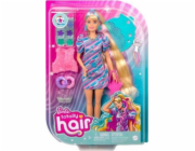 Barbie Totally Hair Puppe (blond) im Sternen-Print Kleid