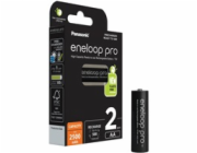 1x2 Panasonic Eneloop Pro Mignon 2500mAh AA Ni-MH    BK-3HCDE/2BE