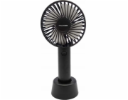 Powerbanka Realpower Mobilní ventilátor RealPower, Micro-USB černý, Ventilátor s Akku