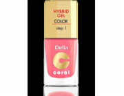 Delia Cosmetics Coral Hybrid Gel nail nail č. 16 teplý středně růžový 11ml