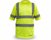 Tričko Dedra, pánské reflexní tričko, žlutá velikost XL (BH81T1-XL)