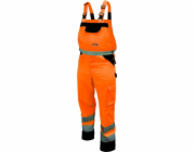 Dedra reflexní bezpečnostní kalhoty velikost S, oranžová (BH81SO2-S)