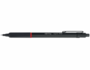 rotring Rapid Pro Ballpoint Pen Matt black with Refill M-Blue