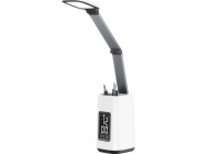 Activejet AJE-TECHNIC LED stolní lampa s displejem bílá