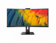 Philips MT VA LED 34" 34B1U5600CH/00 - VA panel, 3440x1440, HDMI, DP, USB-C, USB, LAN, repro, nast vyska, curved, webcam