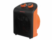 Horkovzdušný konvektor, ventilátor, topné těleso 2000 W, černá/oranžová barva,  FH-2081 VIVAX