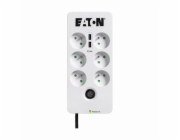 Eaton Protection Box 6 Tel@ USB FR, přepěťová ochrana, 6 zásuvek, 2x USB nabíječka, 1m