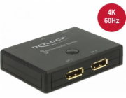 DeLOCK DisplayPort 2 - 1 přepínač obousměrný 4K 60 Hz, DisplayPort Switch
