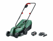 BOSCH EasyMower 18V-32-200, akumulátorová sekačka na trávu, 18 V, šířka střihu 32 cm, výška střihu 20–60 mm, aku 4.0 Ah