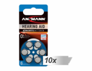 10x6 Ansmann Zinc-Air 675 (PR44)