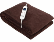NOVEEN ELEKTRICKÁ DEKA EB655 HNĚDÁ SUPER SOFT 180X130CM