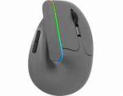 Bezdrátová vertikální myš Delux M618DB BT4.0 2,4Ghz 4000DPI RGB