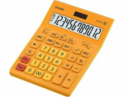 CASIO CALCULATOR GR-12C-RG OFFICE ORANGE 12-DIGIT DISPLAY