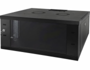 Alantec 9U 19 Hanging Cabinet Black- 450 mm