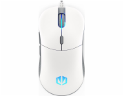 Endorfy GEM Plus Onyx White EY6A011 Endorfy myš GEM Plus OWH PAW3370 / Khail GM 8.0 / drátová / bílá
