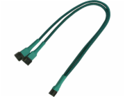 Nanoxia 3-pin – 3-pin x2, 0,3 m, zelená (900500002)