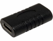 Adapter USB Brak USB-C - USB-C Czarny