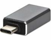 USB adaptér USB-C - USB stříbrný