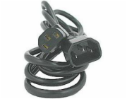 Napájecí kabel Logo 230V prodlužovací kabel, C13-C14, 5m (65954)