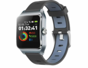 Smartwatch Umax U-Band P1 PRO Czarno-niebieski (UB523)