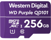 MicroSDXC paměťová karta Western Digital PURPLE pro kamerové systémy - 256GB