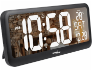 LCD nástěnné hodiny s teplotním čidlem GB214