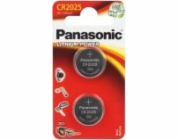 Baterie Panasonic Lithium Power CR2025 165mAh 2ks.