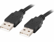 Lanberg CA-USBA-20CU-0010-BK USB cable 1m 2.0 USB A Black