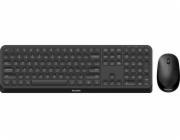 Philips 3000 series SPT6307B/00 keyboard Mouse included RF Wireless US English Black