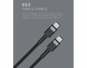Orsen S53 Type C to Type C 3A 1m black