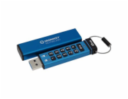 Kingston P200/8GB/145MBps/USB 3.2/USB-A/+ Adaptér/Modrá IKKP200/8GB
