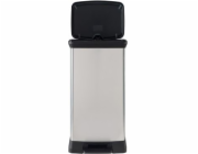Odpadkový koš Curver Deco Bin 50 l stříbrný