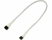 Nanoxie 3-pin-3-pin, 0,3 m, bílá (900400000)