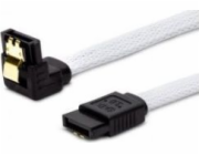 Savio Sata III kabel Savio Gak-03 0,3 m, bílý, úhlový, zlatý snap