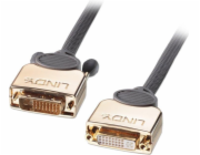 Lindy DVI-D - DVI-D kabel 5m zlatý (37152)